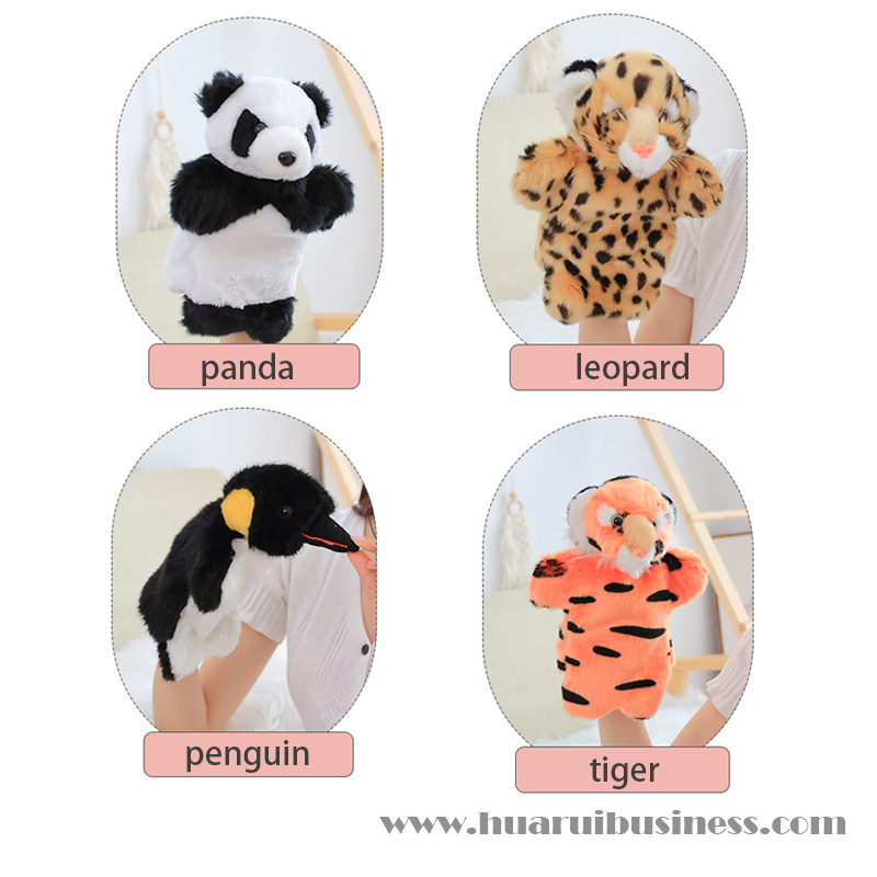 hand kukiełka krowa tygrys leopard panda lew polarny niedźwiedź kuchnia pingwin prezent lalka zabawki produkt promocyjny