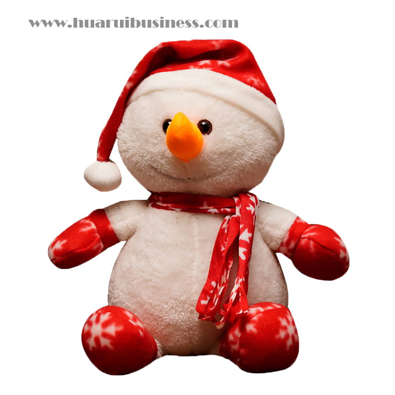 Christmas Elk, snowman pluszowa zabawka, wypchana lalka do dekoracji świątecznych